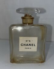 Vintage Collectible No 5 CHANEL Paris Glass Perfume Bottle Made in France Empty picture