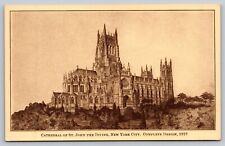 Cathedral St. John The Divine Complete Design New York NY Postcard picture