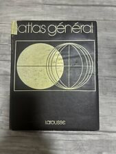 Vintage Atlas général Larousse Book -41 Years of Cartographic Exploration (1983) picture