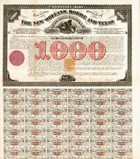 New Orleans, Mobile and Texas Railroad - Bond - Imprinted Revenues picture
