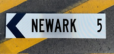 NEWARK NJ Road Sign Vintage style 24