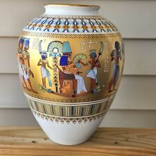 Egyptian Revival Gerhard Fuetterer Kaiser West Germany Ancient Eqypt Scenes Vase picture