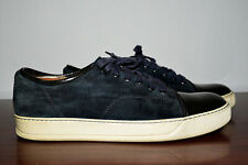 Lanvin Suede Patent Leather Sneakers Low Men UK 9 picture