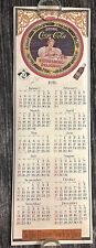 Jimmy Carter Signed 1976 Coca Cola Coke Calendar Lithograph RARE Full Signature picture