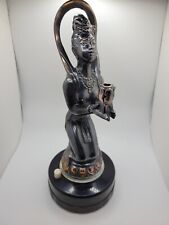 Vintage Agni Nude India Goddess Of Fire Bronze Statue Art Deco Piece Lighter picture