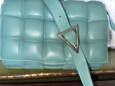 Bottega Veneta Cassette Blue Woven Bag Purse Looks New picture