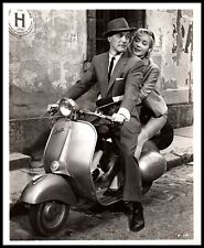 Gene Kelly + Barbara Laage in The Happy Road 1957 VESPA DBW PORTRAIT PHOTO C 13 picture
