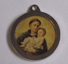 Vtg St Saint Anthony blessed relic medal pendant patron of lost articles picture