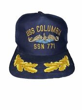 Military Navy USS Columbia SSN 771 Baseball San Sun Hat SnapBack Adjustable picture