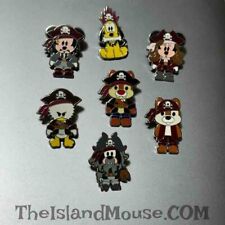 Authentic Disney Pirates Caribbean Cute Characters Mini 7 Pin Set (NB:54768) picture