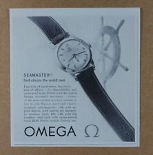 1951 Omega Seamaster Watch vintage print Ad picture