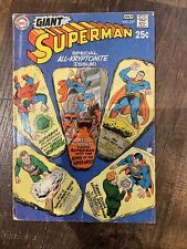 Superman 227 GIANT G72 Curt Swan art All Kryptonite Issue 1970 DC Comics J837 picture