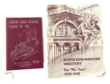 Vintage Classes of 1939-1945 Austin High School Memorabilia (See Description) picture