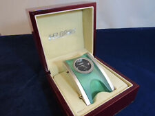 Helbros Desk Clock -Apt 9 Factory Case Pre Owned never Used Works Great picture