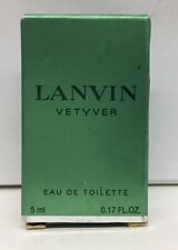 Lanvin VETYVER Men's 0.17 oZ mini Eau De Toilette  picture