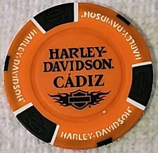 Harley Davidson Poker Chip Fabulous CADIZ H-D Puerto De Santa Maria Spain NEW picture
