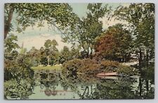 Postcard Waldwick New Jersey Scenic View Along The Saddle River Posted 1910 picture