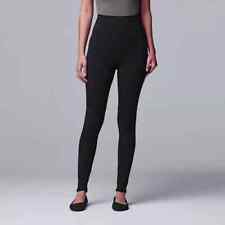 Simply Vera Wang Women High Rise Live-In Black Leggings -  Sizes S/M/L/XL  picture