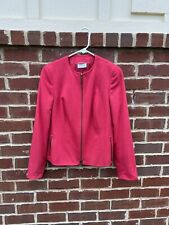 Akris Punto Size 12 Women’s Wool Blend Full Zip Coat/Jacket picture