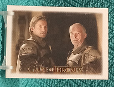 2023 Game of Thrones Art & Images Jaime Lannister & Barristan Selmy Gold 53/75 picture