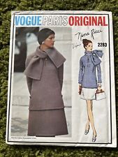 Vogue Paris Original Nina Ricci 2283 Two-Piece Dress & Scarf Size 14 Uncut picture