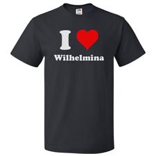 I Love Wilhelmina T shirt I Heart Wilhelmina Tee picture