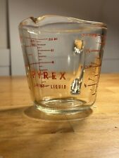 Vintage 1970s Pyrex Measuring Cup #516 D Handle Pre-Metric 2 C 1 Pint 16 Oz picture