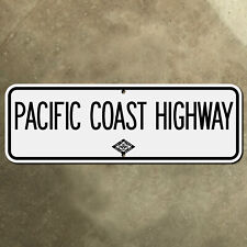 California Pacific Coast Highway route 1 CSAA AAA auto club road sign 30x10 picture