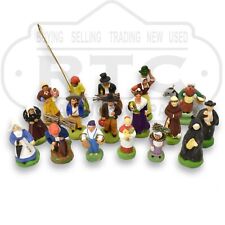 Lot of 17 Vintage Provence Santons Miniature Figurines Country People picture