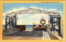 Galveston TX-Texas, Ferry Landing, Exterior, Vintage Postcard picture
