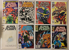 Alpha Flight lot #2-50 + 2 Annuals Marvel 35 pieces average 6.0 FN (1983-'87) picture