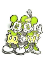Disney Pin - Pastel Green Mickey and Minnie picture