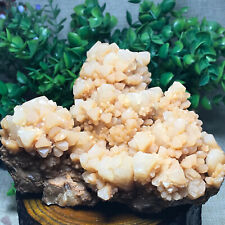 980g New find natural yellow Calcite Crystal cluster mineral specimen/China  09 picture