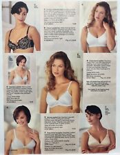 1996 Sexy Women Bra Brassiere Lingerie Magic Ring Catalog Two Page Print Ad 90's picture