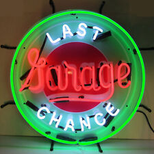 GAS - LAST CHANCE GARAGE NEON SIGN picture