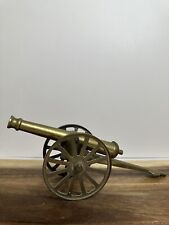 Vintage Brass Cannon Made In Taiwan 11.5” Long picture