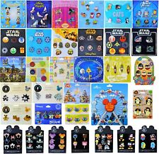 New Disney Booster Pack Sets Lot Assorted Pin Sets on Cards Guaranteed 25 Pins picture