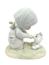 1987 Enesco Precious Moments Members Only Figurine Feed My Sheep PM-871 picture