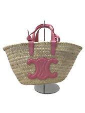 CELINE Triomphe Pannier Teen Basket Bag Beige Pink 19400 2CGG picture