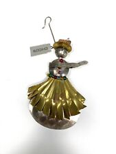 Chico’s Christmas Xmas Ornament Snow-woman Snow Lady  Metal FLAW  picture