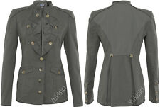 McQ by Alexander McQueen Military Jacket Long Sleeves-Khaki-IT42/US6/UK10-NWT picture