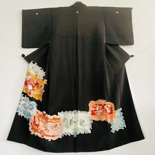Mythology Tomesode LONG Vintage Silk Japanese Kimono Robe Evening Dress picture