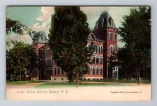 Batavia NY-New York, Union School, c1907 Antique Vintage Souvenir Postcard picture