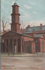 Postcard Old St John's Famous Church of Presidents Washington DC  picture