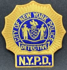 Vintage Authentic New York City Police Department NYPD Detective Patch - New picture