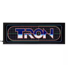 Disney Parks 2023 Tron LED Light-Up Sign New picture
