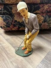 Golfer statue figurine 11.5 Inches Tall picture