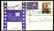 Jessica Tandy d1994 signed auto Postal Cover FDC Actress Driving Miss Daisy BAS picture