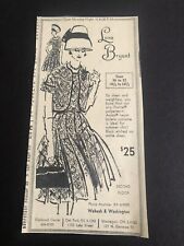 1950’s Lane Bryant Chicago Clothing Store Ladies Dress Fashion Newspaper Ad picture
