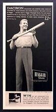 1963 New York Yankees Legend Mickey Mantle photo Haggar Slacks vintage print ad picture